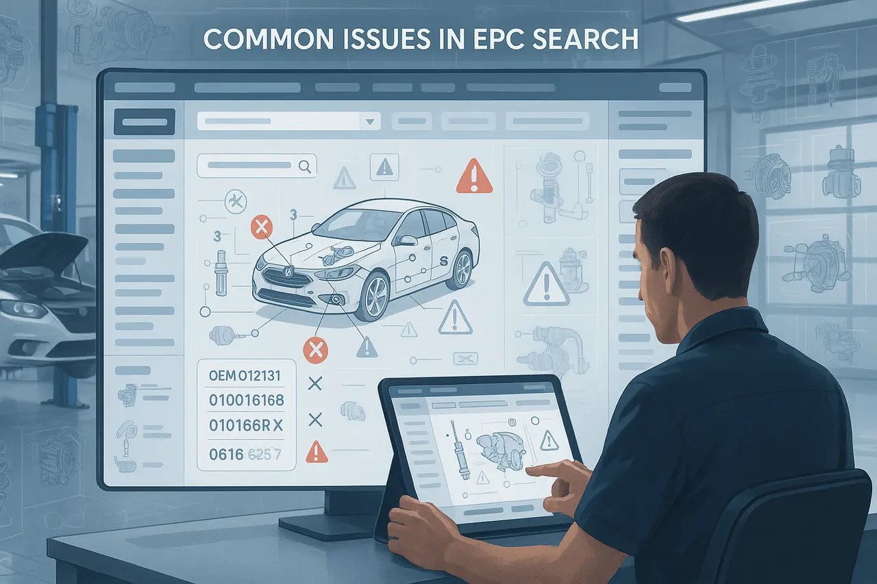 Common Issues in EPC Search and How to Fix Them?